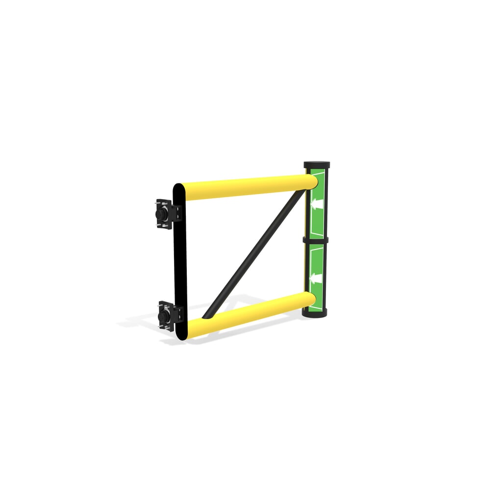 Sportello incernierato per parapetto di sicurezza "Delta", AxL 1.200 x 800 mm Immagine del prodotto n. 8: Sportello incernierato per parapetto di sicurezza "Delta", AxL 1.200 x 800 mm