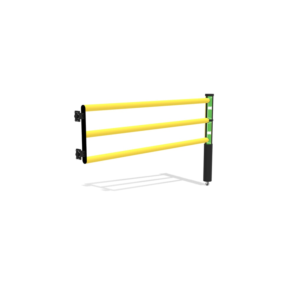 Sportello incernierato per parapetto di sicurezza "Delta", AxL 1.200 x 2.000 mm, con ruote Immagine del prodotto n. 8: Sportello incernierato per parapetto di sicurezza "Delta", AxL 1.200 x 2.000 mm, con ruote
