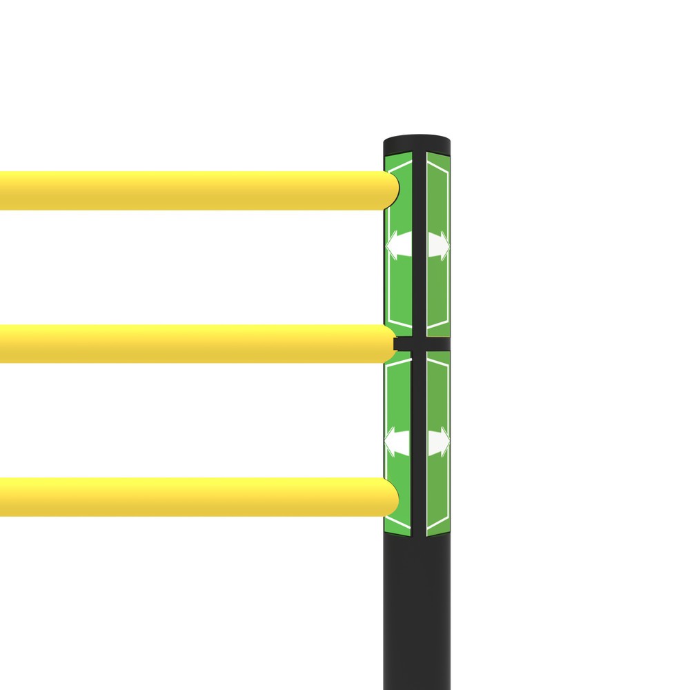 Immagine del prodotto n. 9: Sportello incernierato per parapetto di sicurezza "Delta", AxL 1.200 x 2.000 mm, con ruote