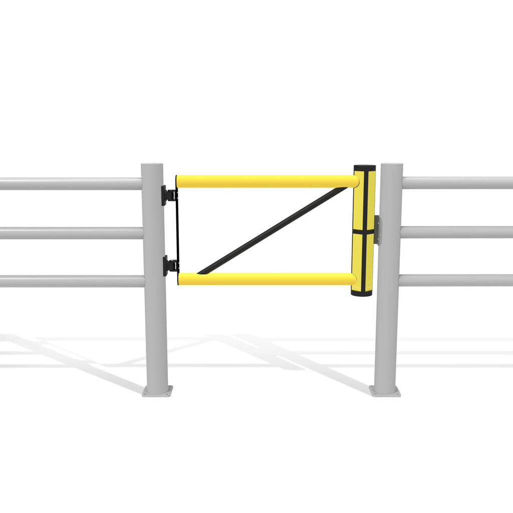 Sportello incernierato per parapetto di sicurezza "Delta", AxL 1.200 x 1.000 mm Immagine del prodotto n. 11: Sportello incernierato per parapetto di sicurezza "Delta", AxL 1.200 x 1.000 mm