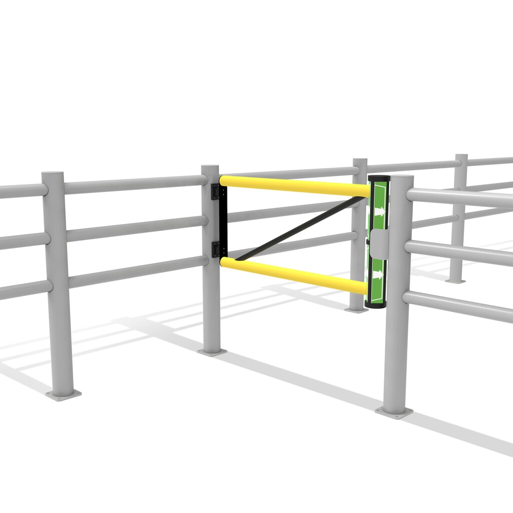 Immagine del prodotto n. 11: Sportello incernierato per parapetto di sicurezza "Delta", AxL 1.200 x 1.200 mm