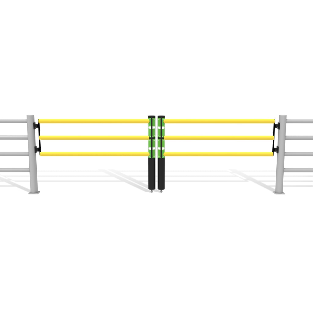 Immagine del prodotto n. 11: Sportello incernierato per parapetto di sicurezza "Delta", AxL 1.200 x 1.750 mm, con ruote