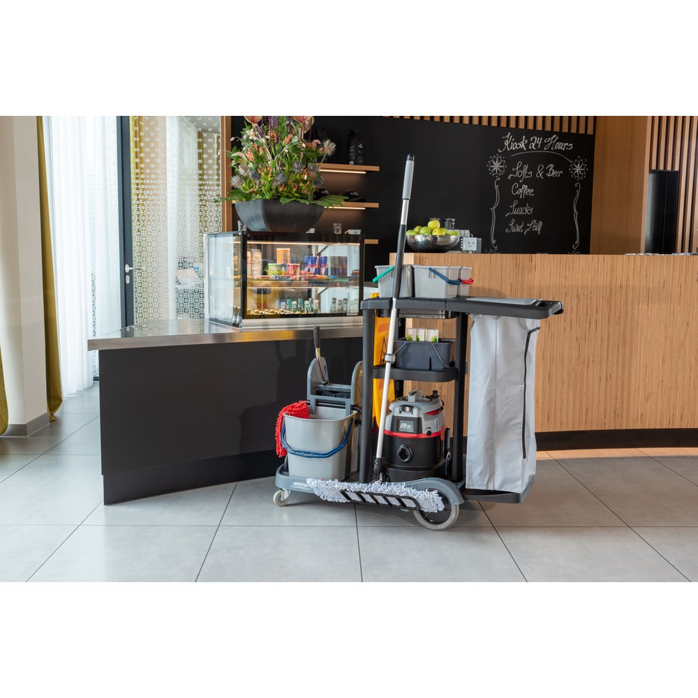 Immagine del prodotto n. 6: SPRiNTUS Carrello di servizio set 2, secchio 2x 17 litri + 4x 4 litri, lavapavimenti con mop Premium 500 mm