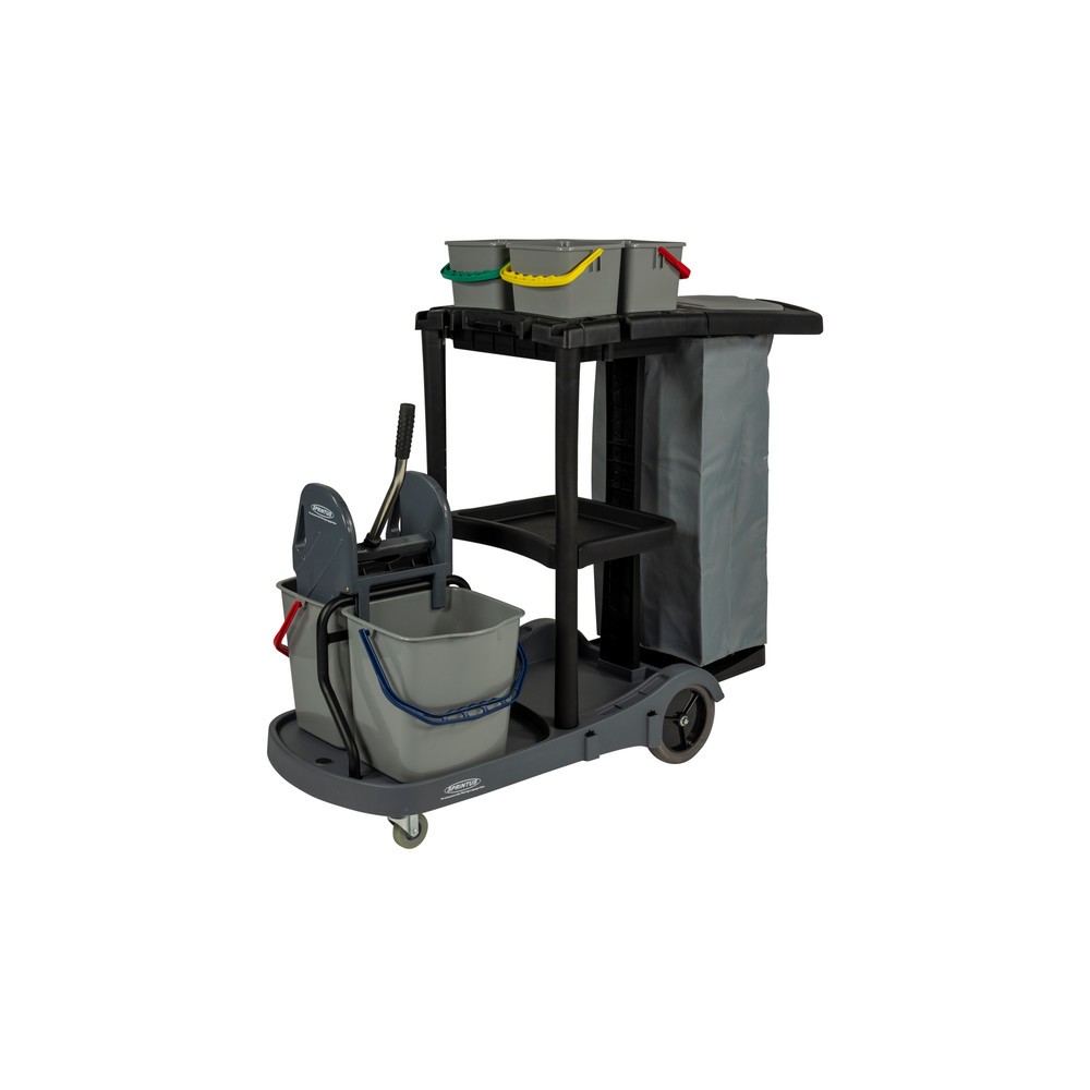 Immagine del prodotto n. 4: SPRiNTUS Carrello di servizio, secchio 2x 17 litri + 4x 4 litri