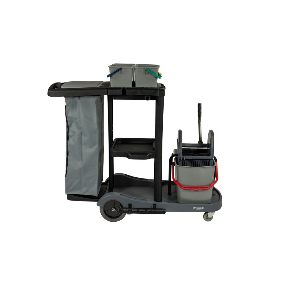 Immagine del prodotto n. 5: SPRiNTUS Carrello di servizio, secchio 2x 17 litri + 4x 4 litri