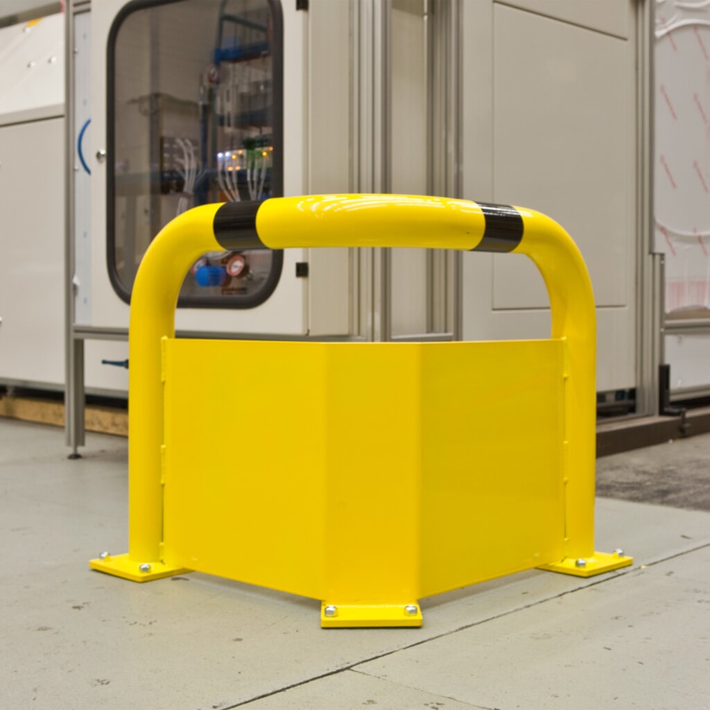 Staffa di protezione angolare, con protezione anti-incastro, per interni, AxL 350 x 600 mm Immagine del prodotto n. 2: Staffa di protezione angolare, con protezione anti-incastro, per interni, AxL 350 x 600 mm
