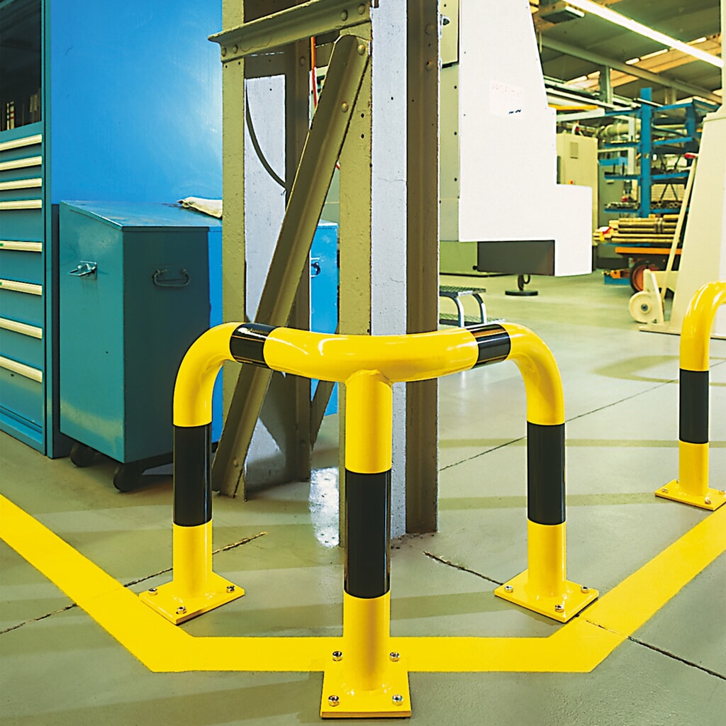 Staffa di protezione angoli, impiego interno ed esterno, zincata a caldo, altezza 350 mm Immagine del prodotto: Staffa di protezione angoli, impiego interno ed esterno, zincata a caldo, altezza 350 mm
