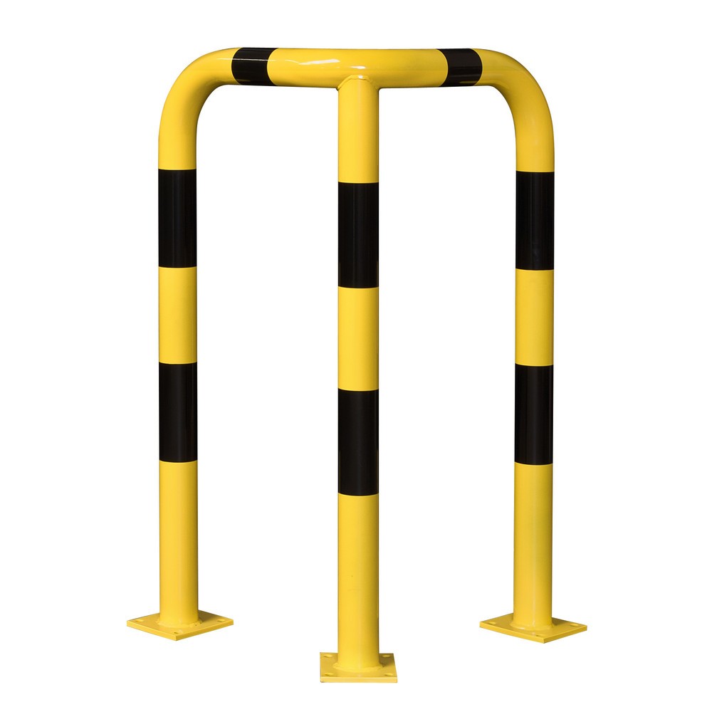 Immagine del prodotto: Staffa di protezione angoli, impiego interno ed esterno, zincata a caldo, altezza 1.200 mm
