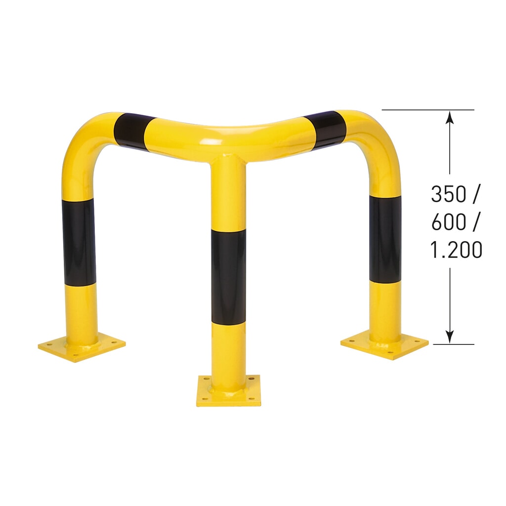 Staffa di protezione angoli, impiego interno ed esterno, zincata a caldo, altezza 600 mm Immagine del prodotto n. 4: Staffa di protezione angoli, impiego interno ed esterno, zincata a caldo, altezza 600 mm