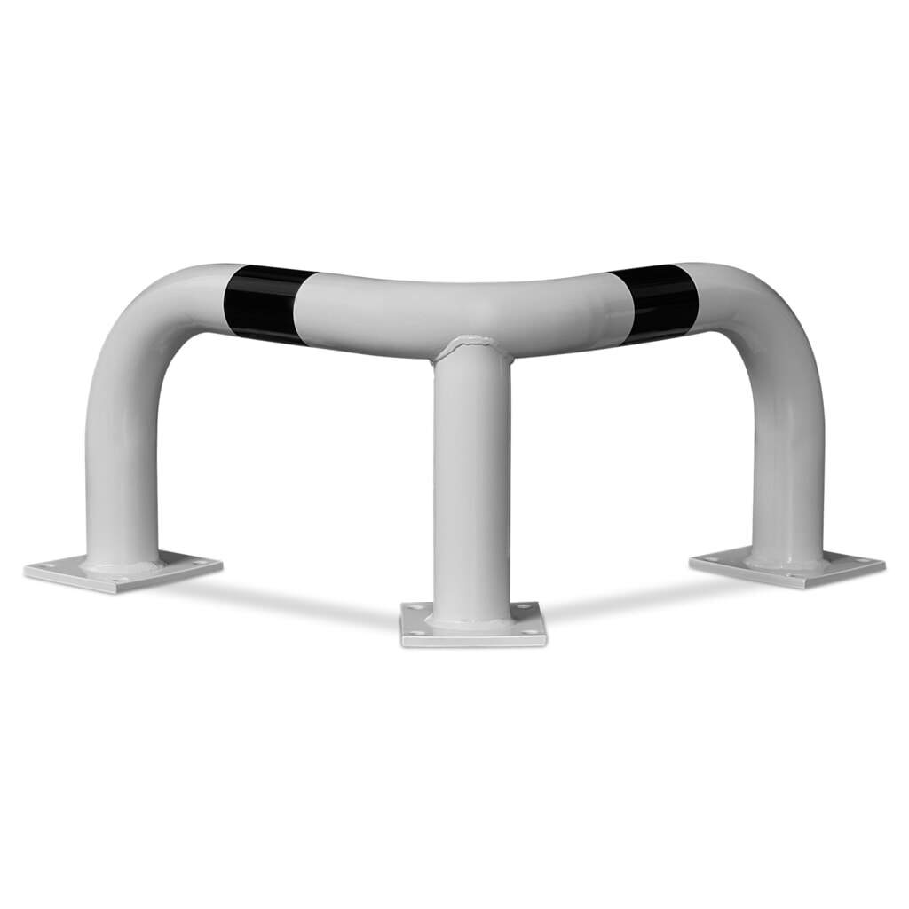 Staffa di protezione angoli impiego interno, rivestita in plastica, altezza 350 mm Immagine del prodotto: Staffa di protezione angoli impiego interno, rivestita in plastica, altezza 350 mm