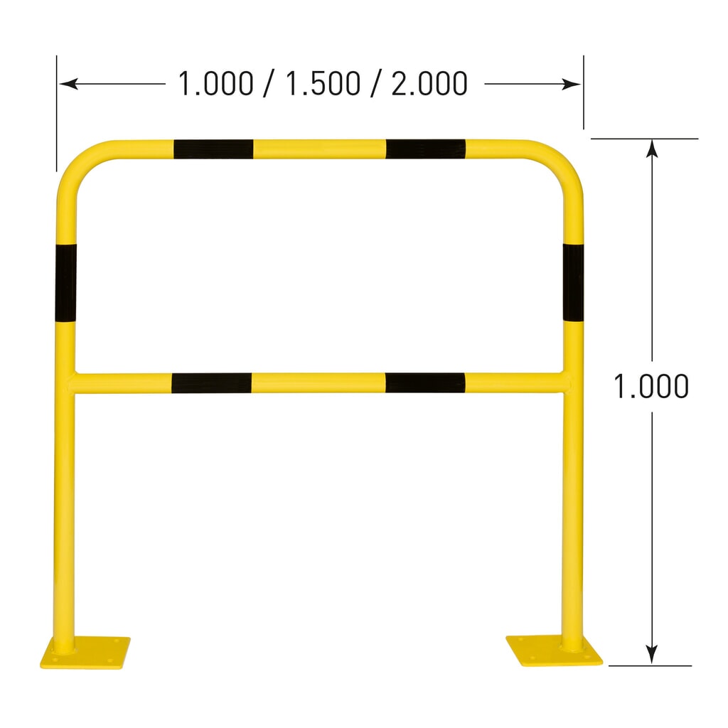 Immagine del prodotto n. 3: Staffa protettiva Small, per interni, AxL 1.000 x 1.000 mm