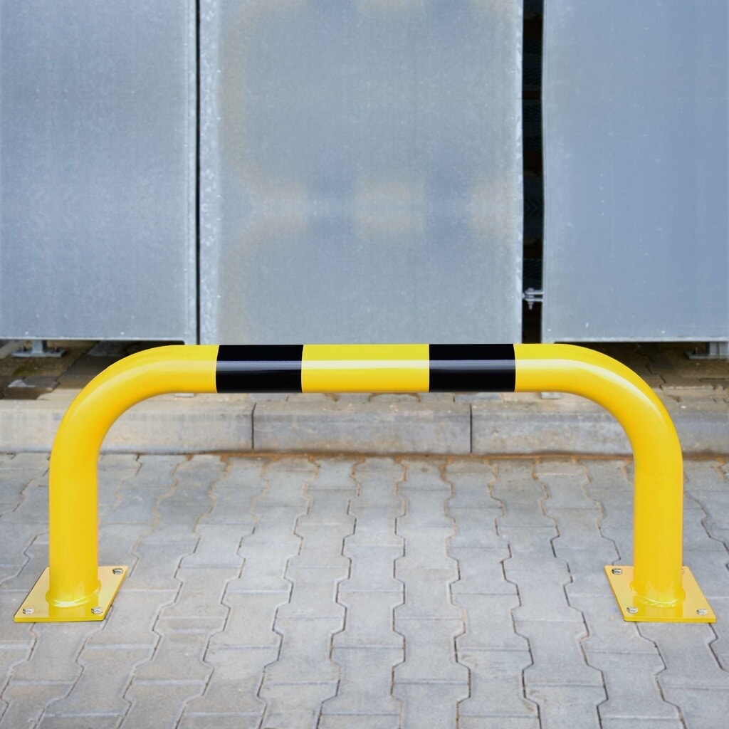 Immagine del prodotto: Staffa anticollisione con protezione anti-incastro impiego esterno, Ø 108 mm, AxL 600 x 1.500 mm