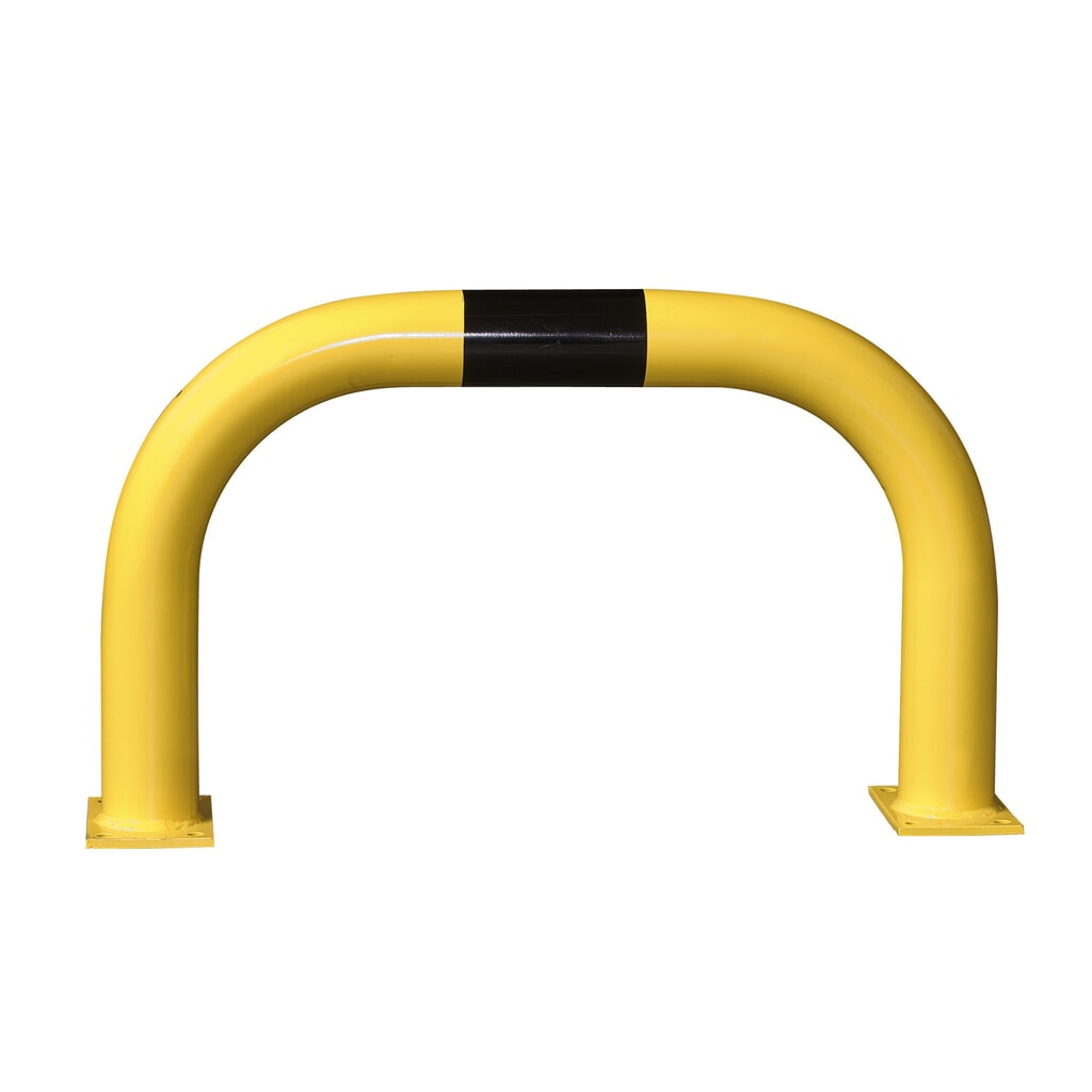 Staffa anticollisione con protezione anti-incastro impiego esterno, Ø 108 mm, AxL 600 x 1.000 mm Immagine del prodotto n. 1: Staffa anticollisione con protezione anti-incastro impiego esterno, Ø 108 mm, AxL 600 x 1.000 mm