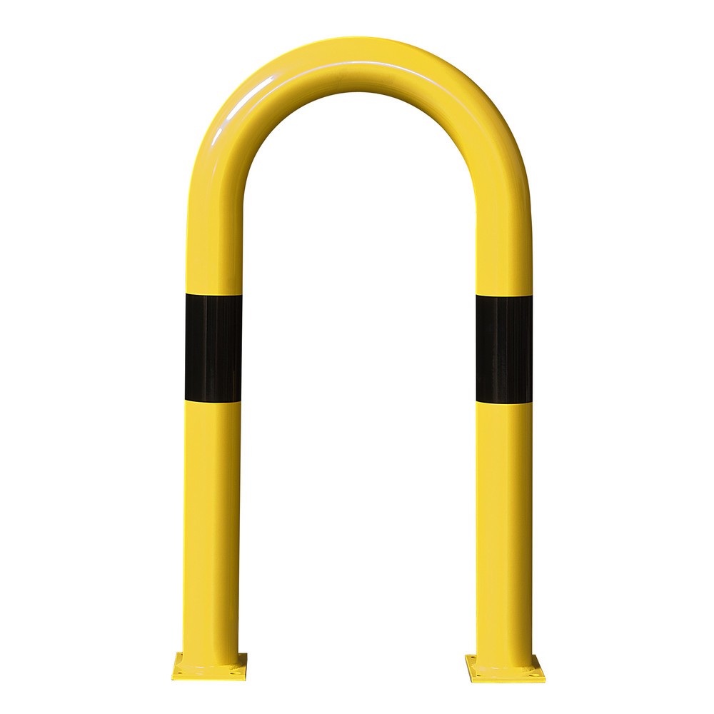 Immagine del prodotto: Staffa anticollisione con protezione anti-incastro impiego interno, Ø 108 mm, AxL 1.200 x 650 mm