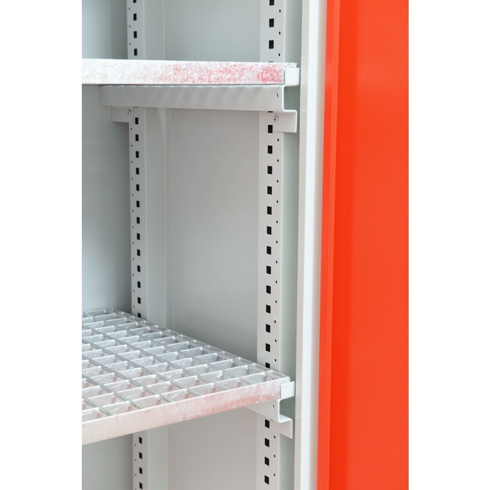 Immagine del prodotto n. 3: Armadio di sicurezza per oli Steinbock®, 2 ripiani a griglia regolabili in altezza, 1 vasca di raccolta, AxLxP 1.950 x 950 x 500 mm