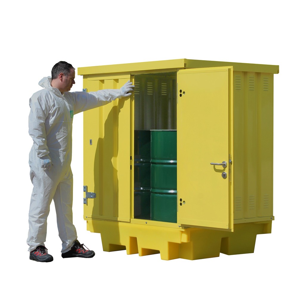 Deposito di materiali pericolosi in acciaio/PE