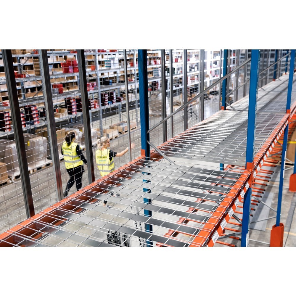Immagine del prodotto n. 5: Ripiani in rete metallica Steinbock® per scaffalature portapallet, portata per spazio 1.000 kg, 24 pezzi/SU