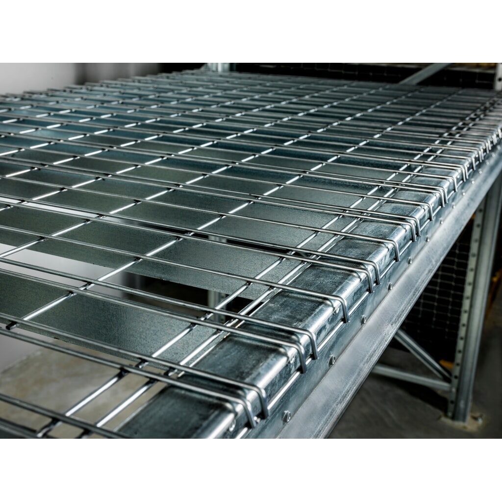 Ripiani in rete metallica Steinbock® per scaffalature portapallet, portata per spazio 500 kg, 24 pezzi/SU Immagine del prodotto n. 11: Ripiani in rete metallica Steinbock® per scaffalature portapallet, portata per spazio 500 kg, 24 pezzi/SU