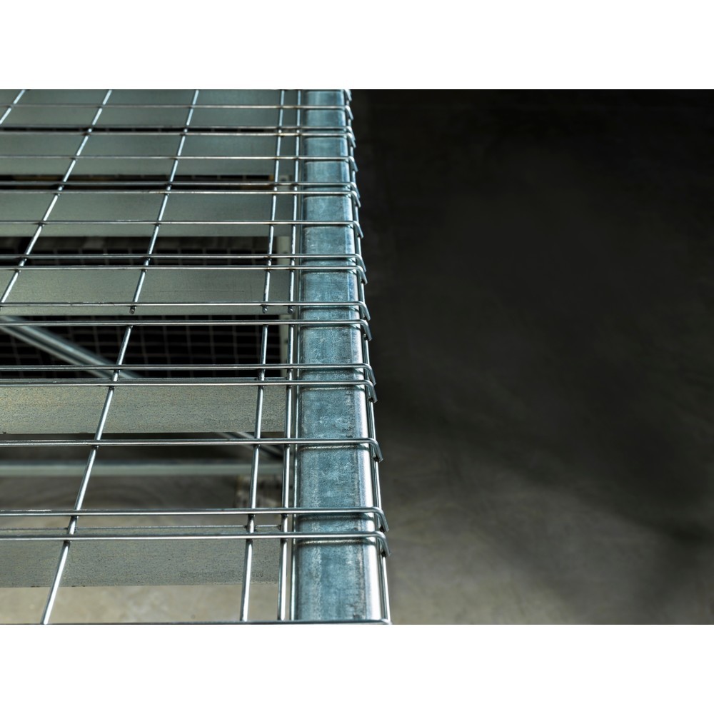 Immagine del prodotto n. 12: Ripiani in rete metallica Steinbock® per scaffalature portapallet, portata per spazio 1.000 kg, 24 pezzi/SU