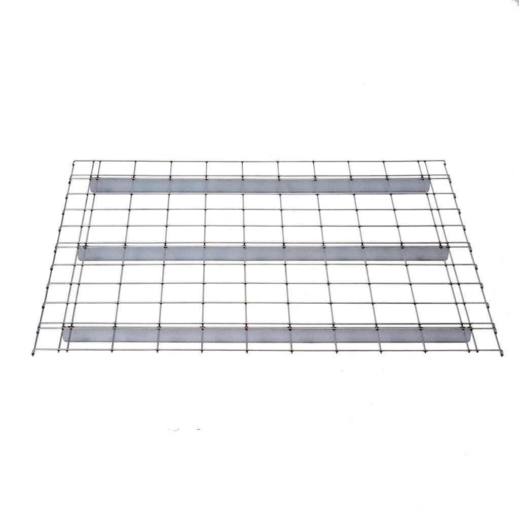 Immagine del prodotto: Ripiani in rete metallica Steinbock® per scaffalature portapallet, portata per spazio 500 kg, 24 pezzi/SU