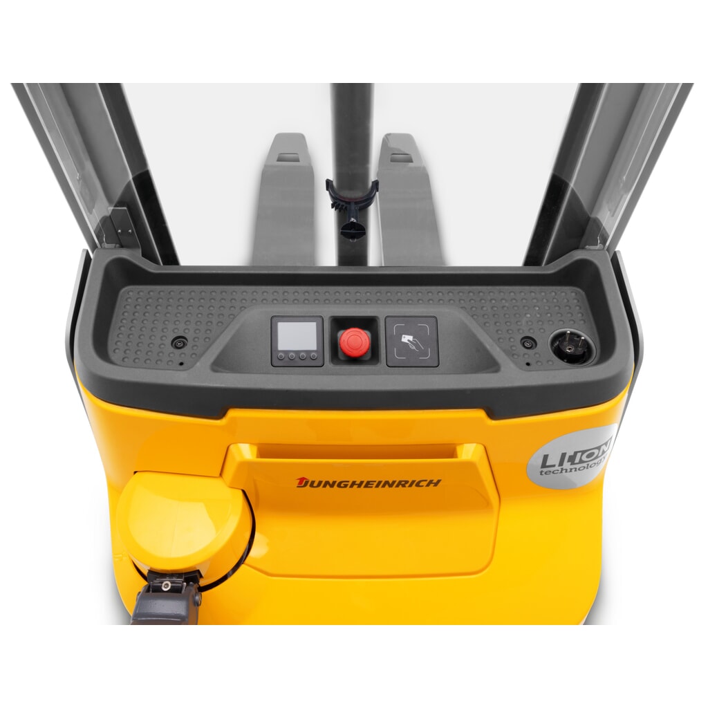 Jungheinrich stoccatore elettrico EJC110i ZT, doppio montante telescopico, altezza di sollevamento 2.390 mm, portata 1.000 kg, impianto idraulico proporzionale Immagine del prodotto n. 3: Jungheinrich stoccatore elettrico EJC110i ZT, doppio montante telescopico, altezza di sollevamento 2.390 mm, portata 1.000 kg, impianto idraulico proporzionale