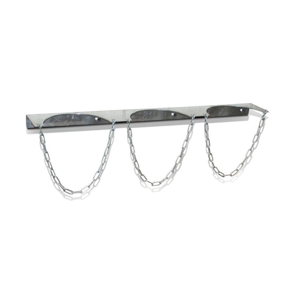 Supporto da parete per 3 bombole di Ø 230 mm Immagine del prodotto n. 1: Supporto da parete per 3 bombole di Ø 230 mm
