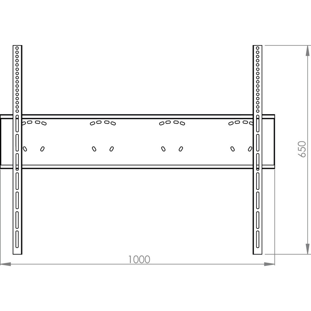 Immagine del prodotto n. 2: Supporto da parete universale WFLD 1000, nero