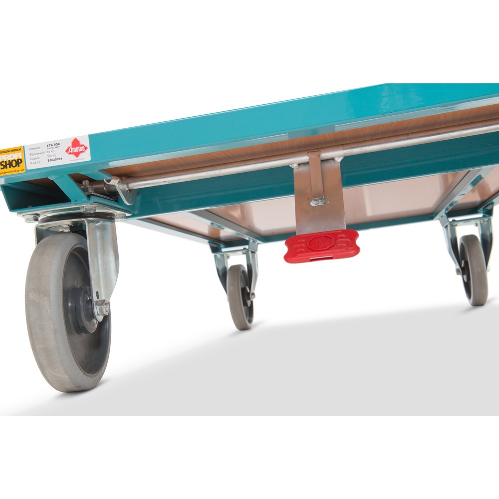 Immagine del prodotto n. 2: carrello a piattaforma Ameise®, con staffa richiudibile, zona di carico LxP 700 x 1.030 mm