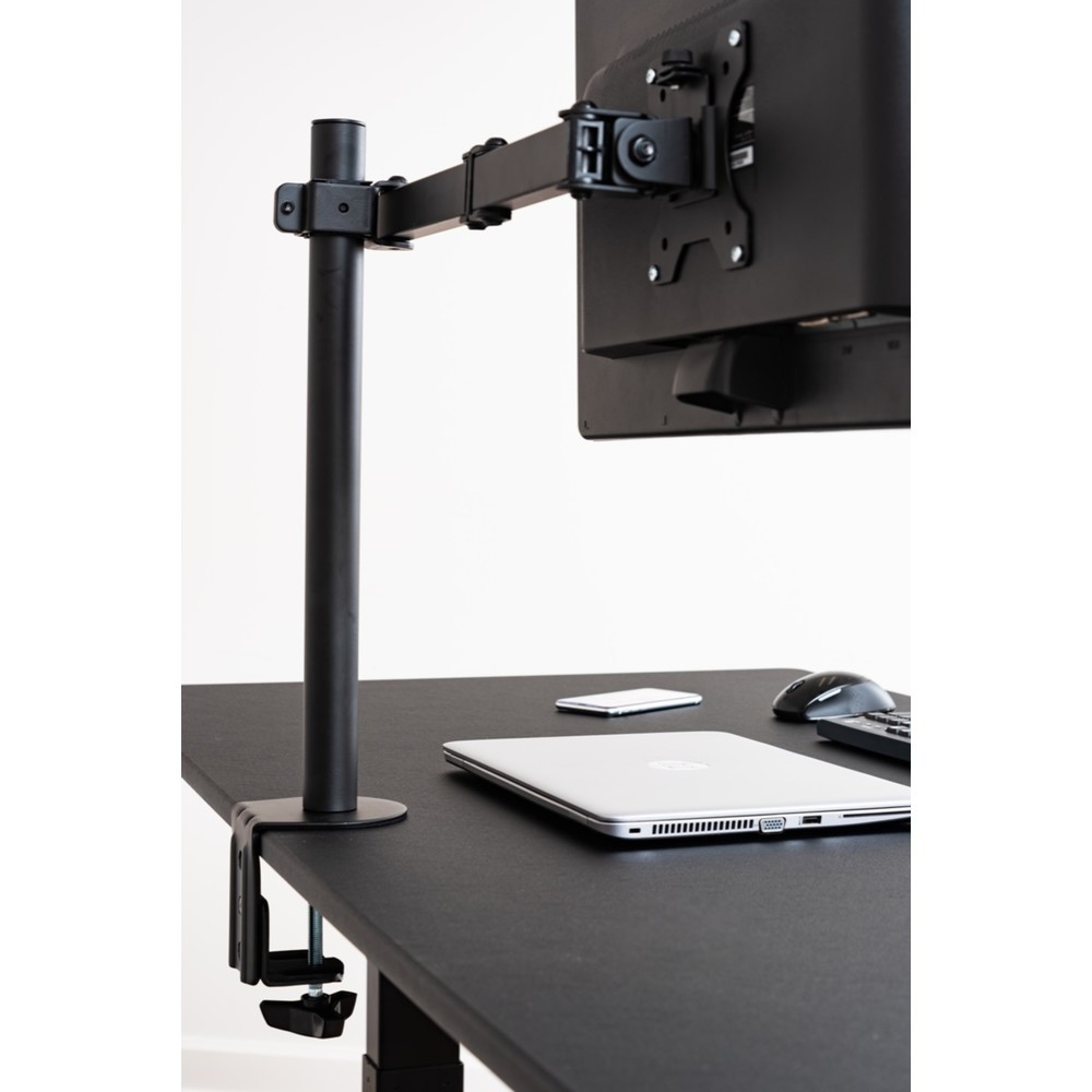 Immagine del prodotto n. 2: Supporto monitor per 1 monitor, con funzione di inclinazione e rotazione, nero