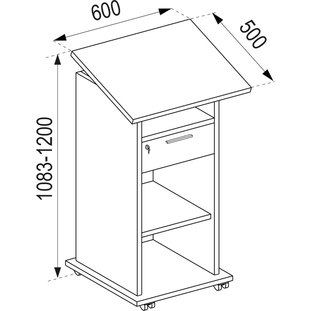 Immagine del prodotto n. 2: Supporto per beamer Neta, bianco