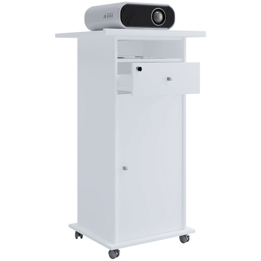 Immagine del prodotto: Supporto per beamer Neta con anta, bianco