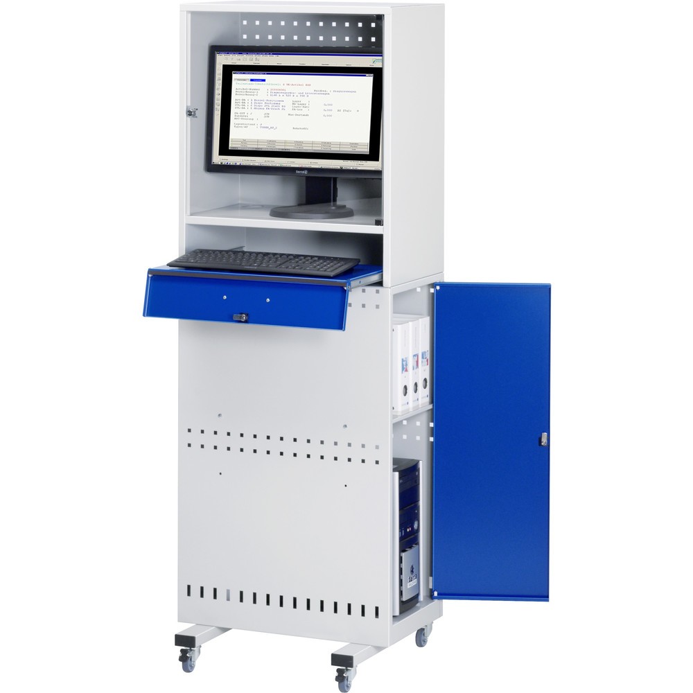 Immagine del prodotto n. 1: Supporto per computer RAU con alloggiamento monitor, mobile