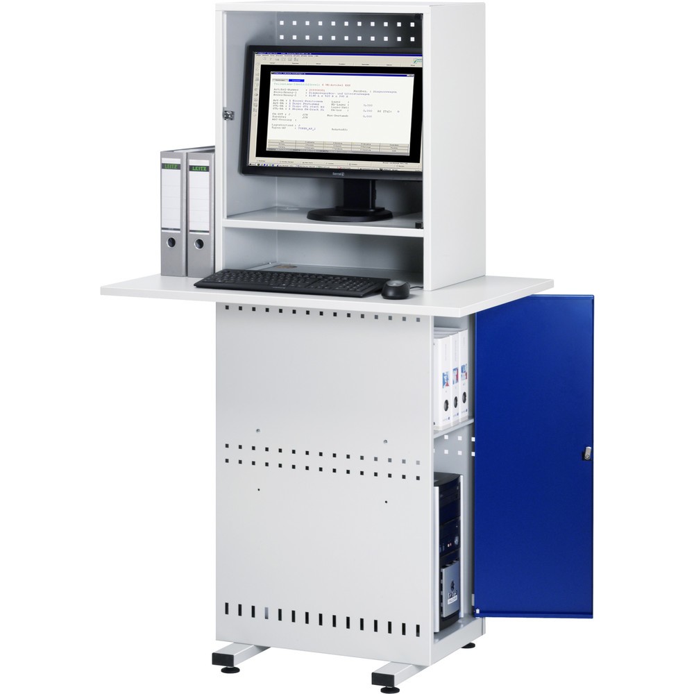 Immagine del prodotto n. 1: Supporto per computer RAU con alloggiamento monitor, fisso