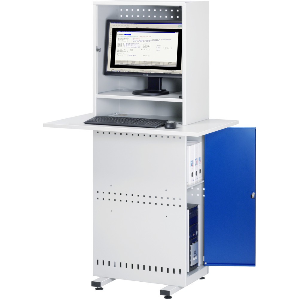 Immagine del prodotto n. 2: Supporto per computer RAU con alloggiamento monitor, fisso