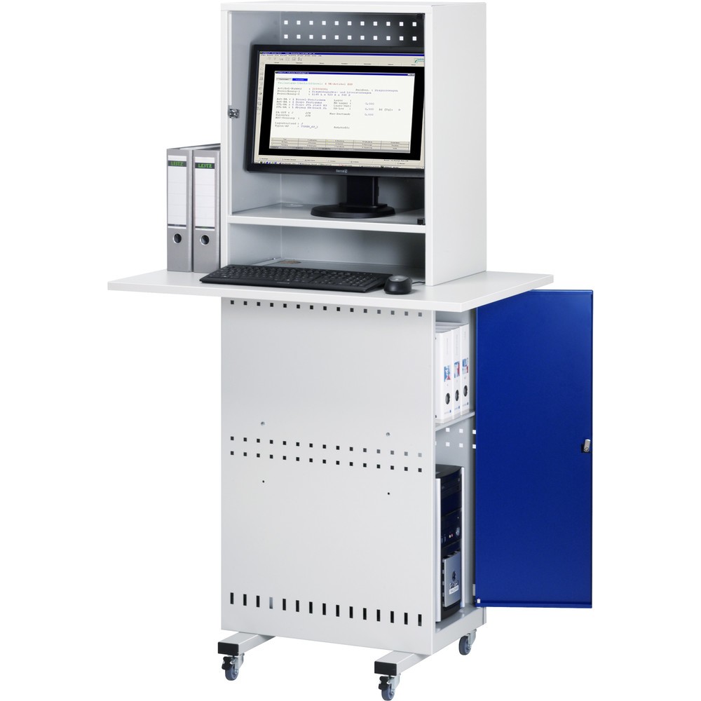 Immagine del prodotto n. 1: Supporto per computer RAU con alloggiamento monitor, mobile