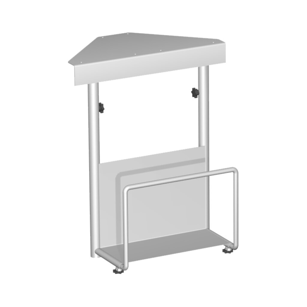 Immagine del prodotto: Supporto per CPU per la serie di mobili da ufficio Profi, LxP 125-225 x 380 mm