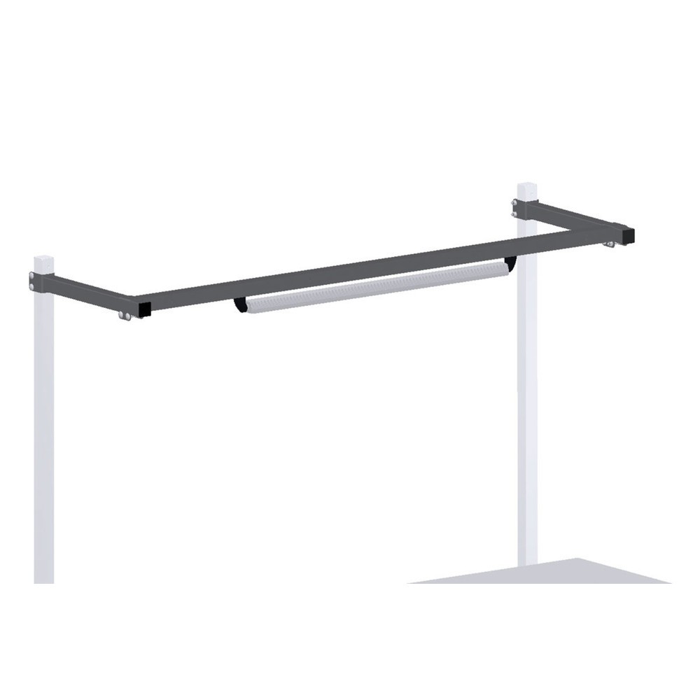 Immagine del prodotto n. 2: Supporto per fissaggio su sbarra, sistema con tavolo da imballaggio, HxLxP 40 x 1.730 x 455 mm