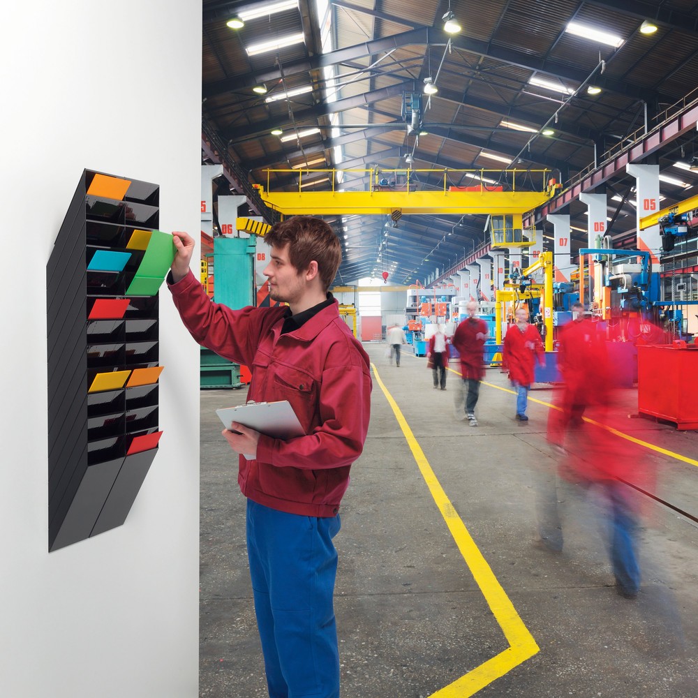 Immagine del prodotto n. 2: Supporto prospetti DURABLE Flexiboxx, 12x DIN A4, formato verticale, nero