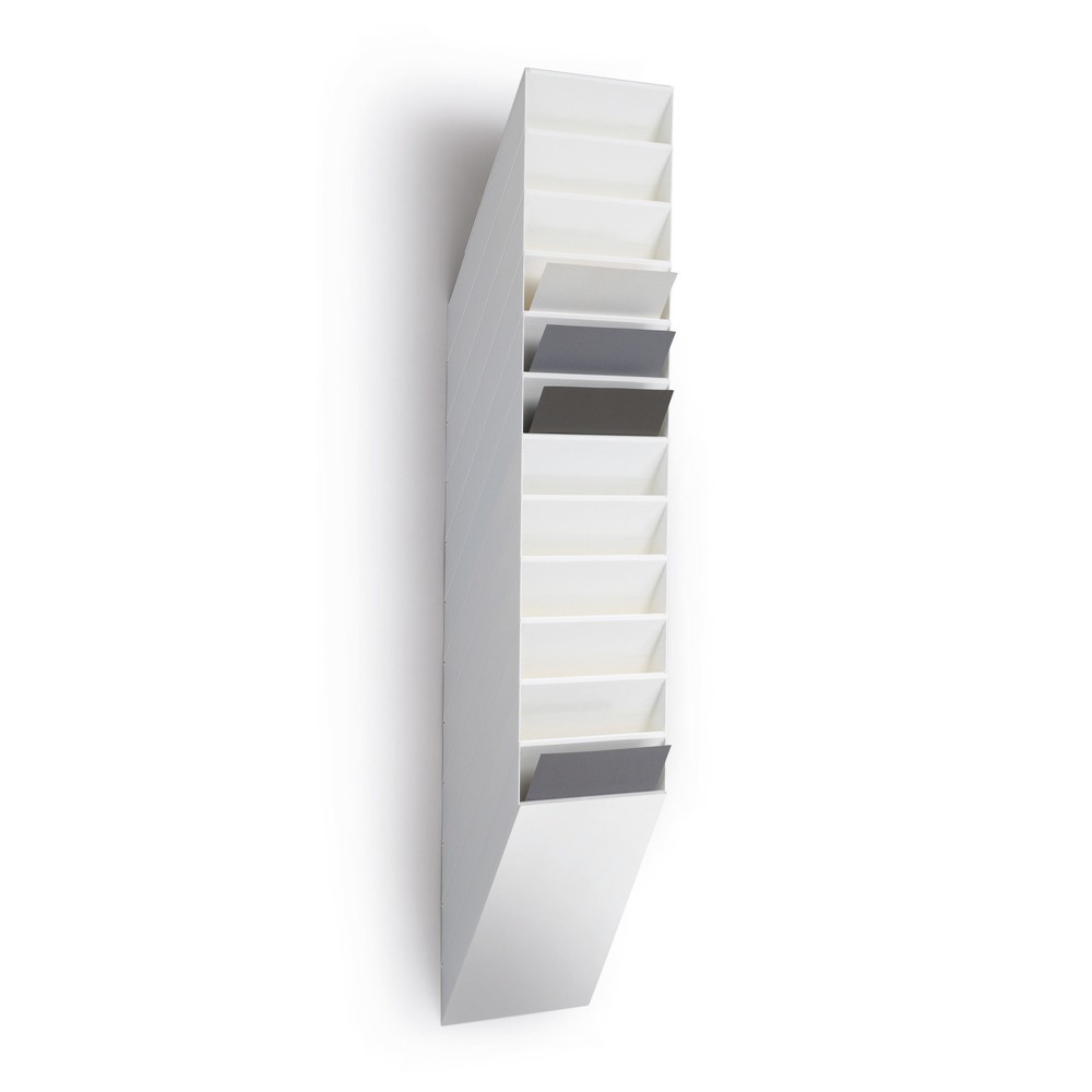 Immagine del prodotto: Supporto prospetti DURABLE Flexiboxx, 12x DIN A4, formato verticale, bianco
