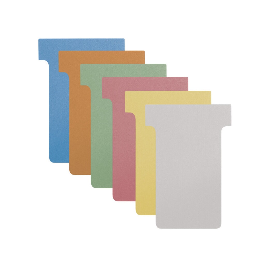 T-card, non stampata, media, giallo, 100 pz/SU Immagine del prodotto: T-card, non stampata, media, giallo, 100 pz/SU