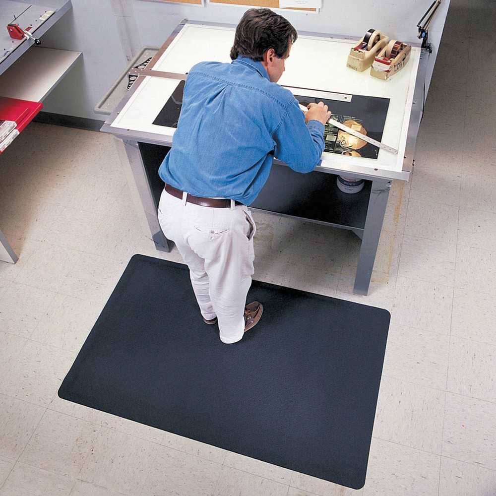 Immagine del prodotto n. 5: Tappetino defaticante, superficie in gomma, retro in vinile, LxP 610 x 910 mm