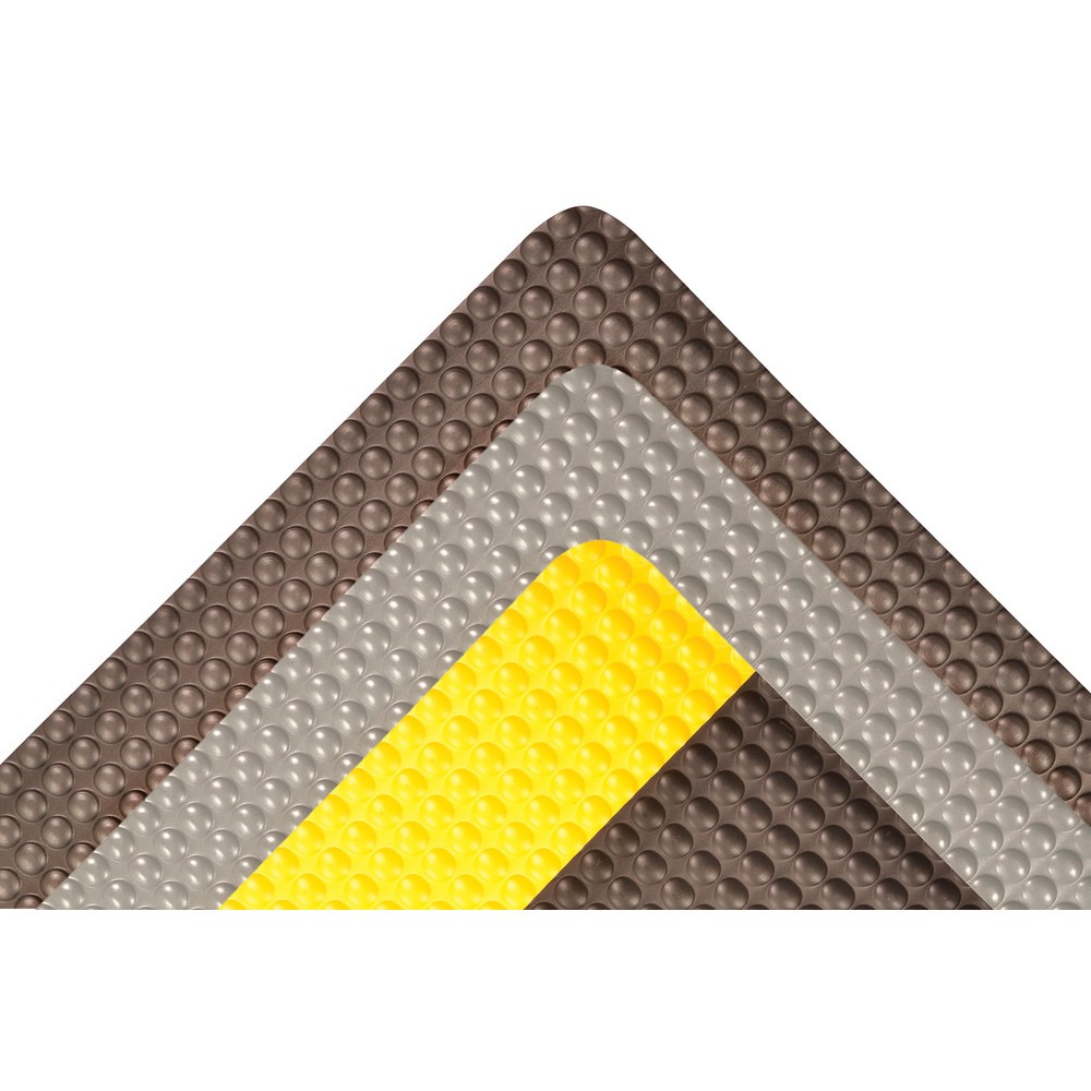 Immagine del prodotto n. 3: Tappetino defaticante in PVC, lato posteriore in vinile a microcelle, LxP 910 x 1.500mm, nero/giallo