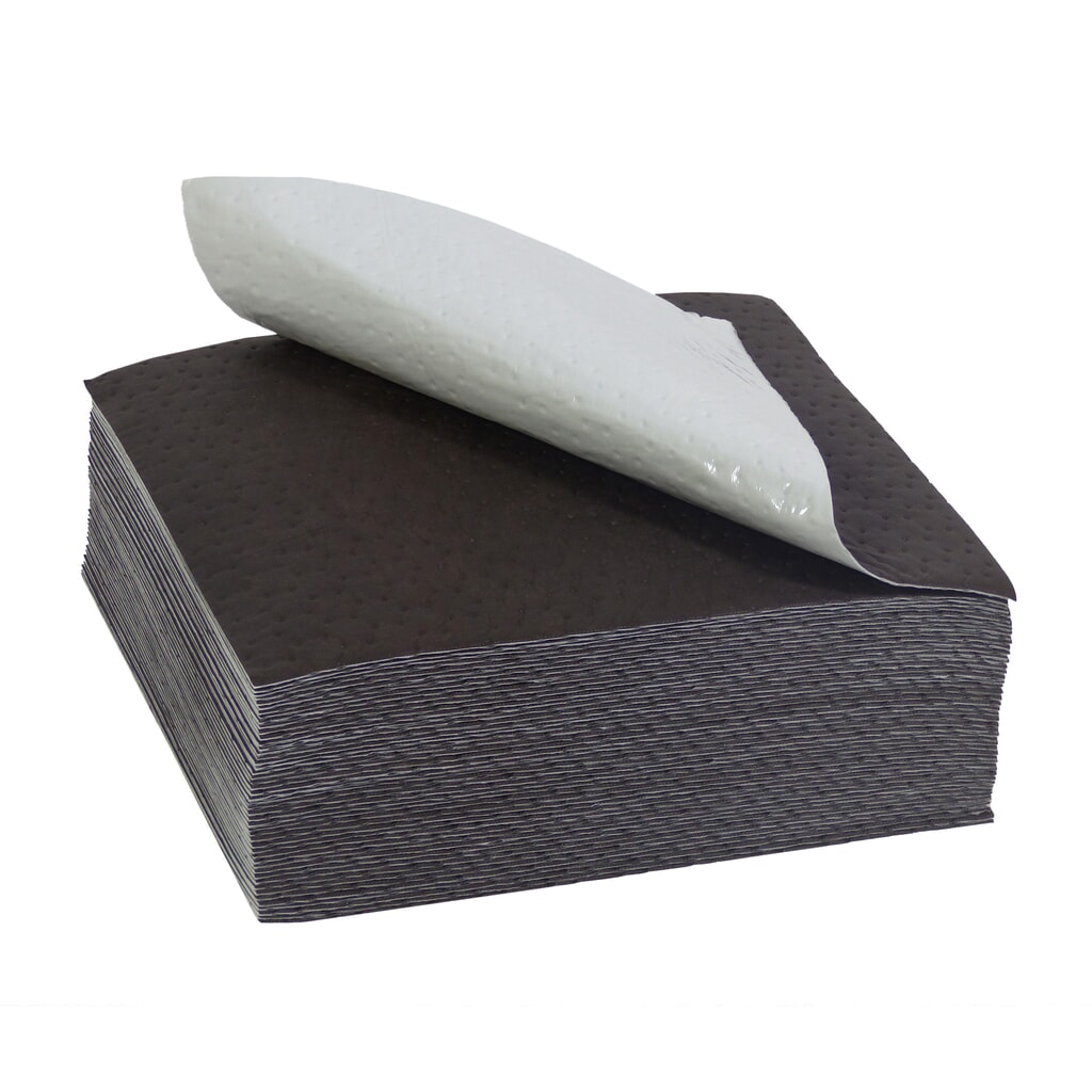 Immagine del prodotto n. 1: Tappetino assorbente SMF Heavyweight, 50 panni, 3 strati, LxL 400 x 500 mm, olio, bianco