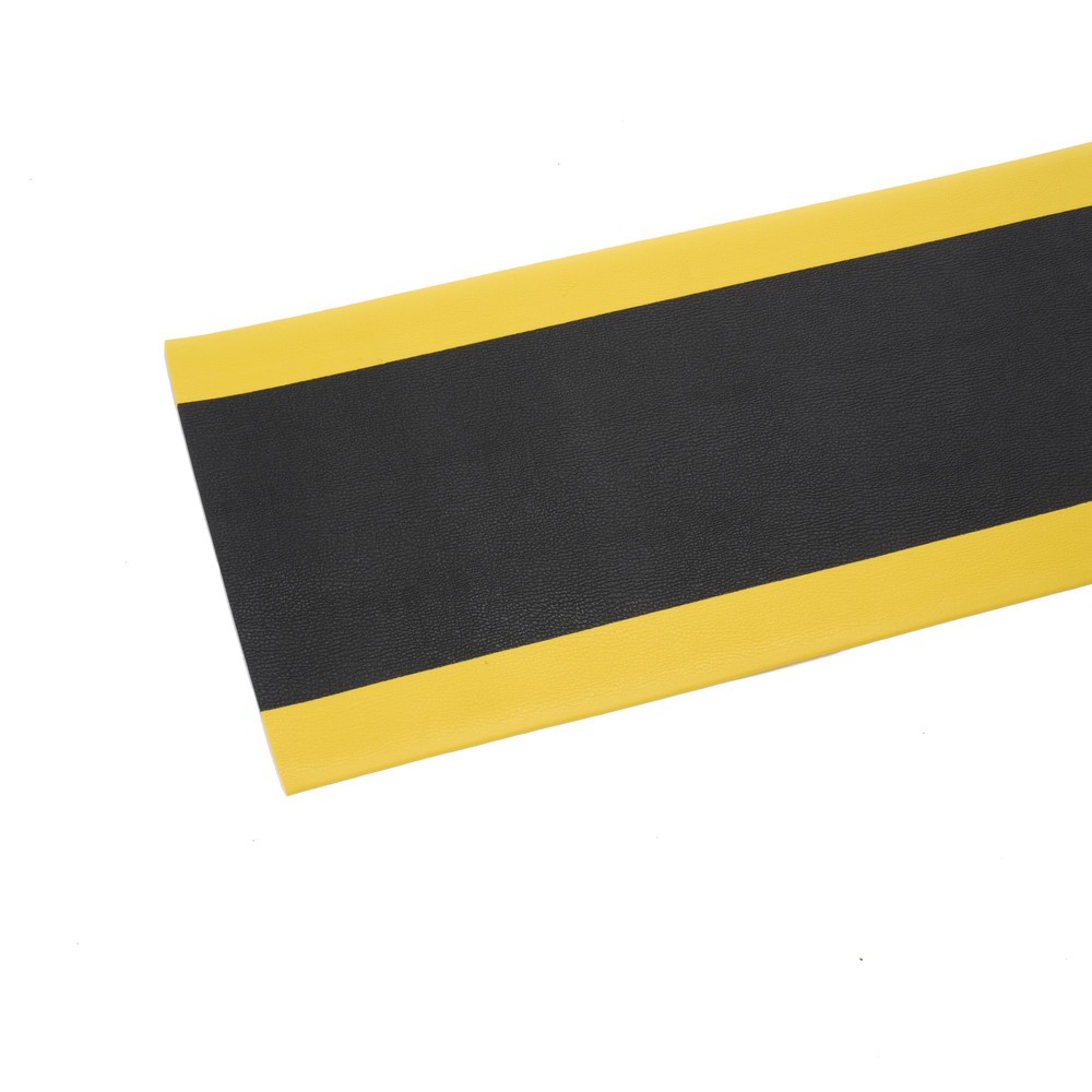 Immagine del prodotto n. 6: Tappetino defaticante HEMMDAL ErgoSoft Classic, strutturato, monostrato, LaxLu 600 x 1.200 mm, nero/giallo