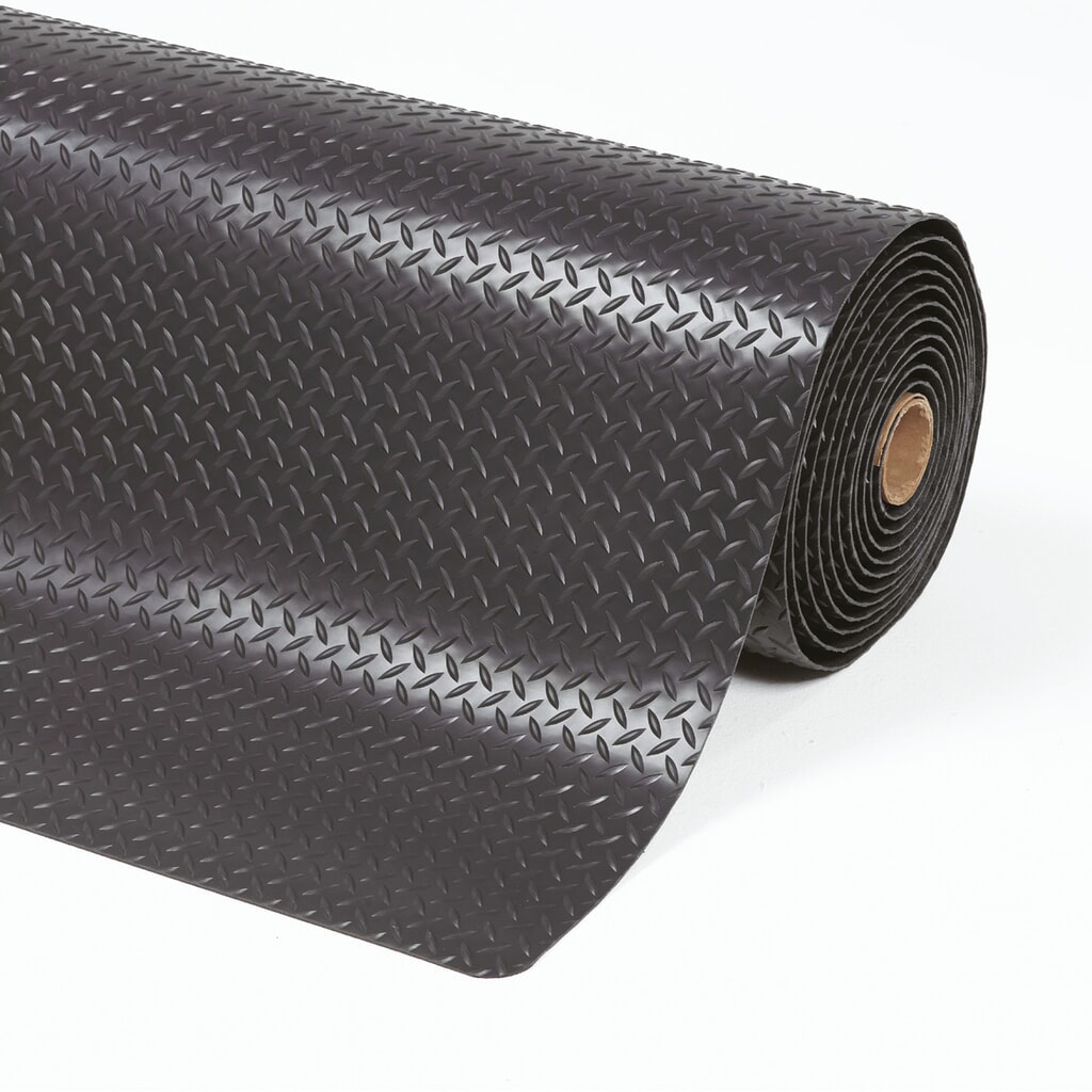 Tappetino defaticante per i settori industria e artigianato, metro lineare x 600 mm, nero Immagine del prodotto: Tappetino defaticante per i settori industria e artigianato, metro lineare x 600 mm, nero