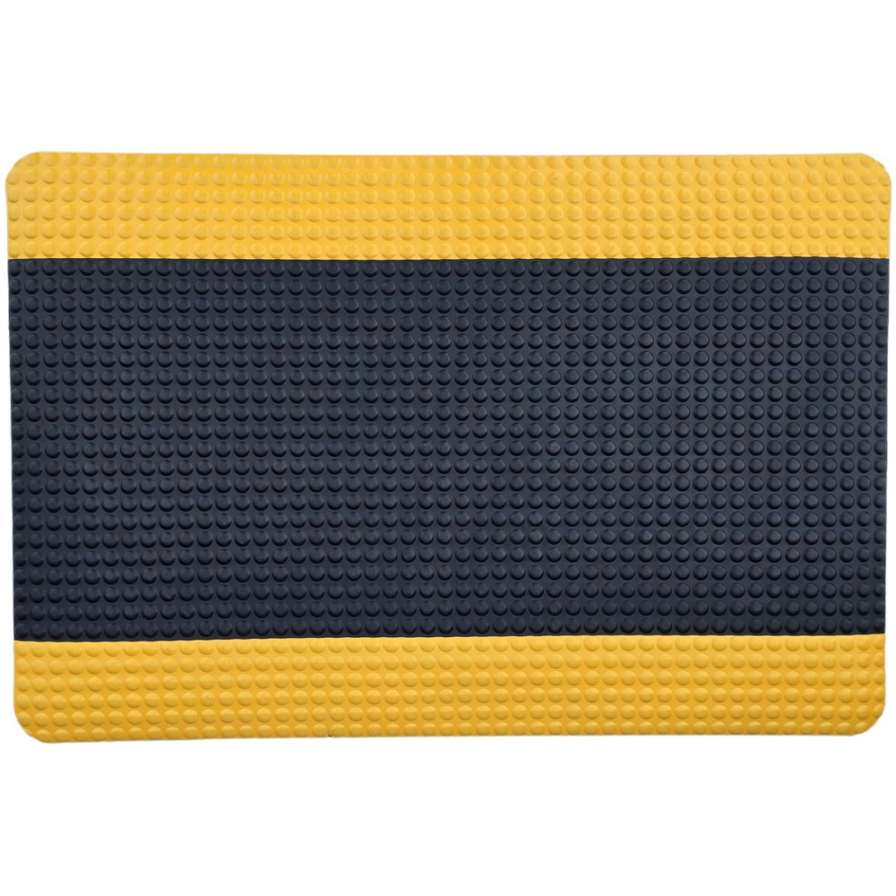 Immagine del prodotto n. 2: Tappetino defaticante Steinbock® ErgoSoft Strong, profilo emisferico, 2 strati, LxL 600 x 1.000 mm, nero/giallo