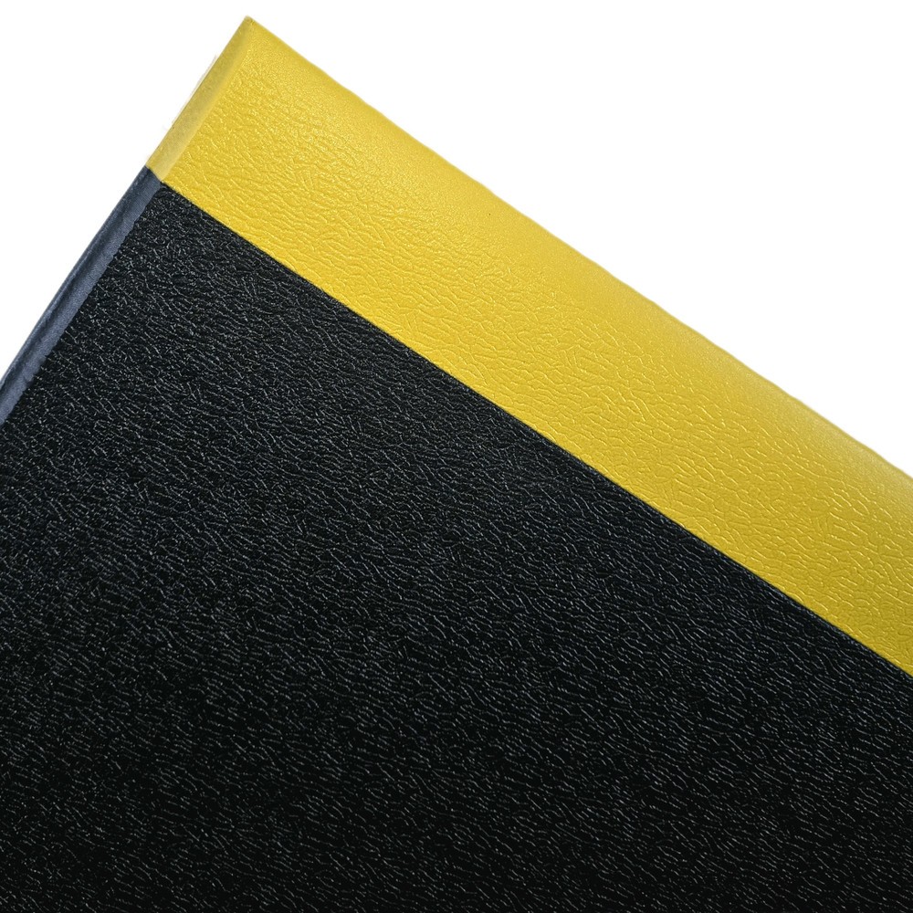 Immagine del prodotto: Tappetino defaticante Steinbock® ErgoSoft Strong, strutturato, a 1 strato, LxL 600 x 1.000 mm, nero/giallo