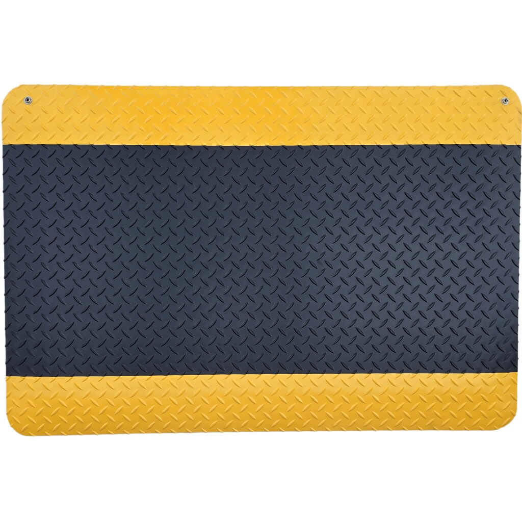 Tappetino defaticante Steinbock® ESD ErgoSoft Strong, profilo a diamante, 2 strati, LxL 600 x 1.000 mm, nero/giallo Immagine del prodotto n. 2: Tappetino defaticante Steinbock® ESD ErgoSoft Strong, profilo a diamante, 2 strati, LxL 600 x 1.000 mm, nero/giallo
