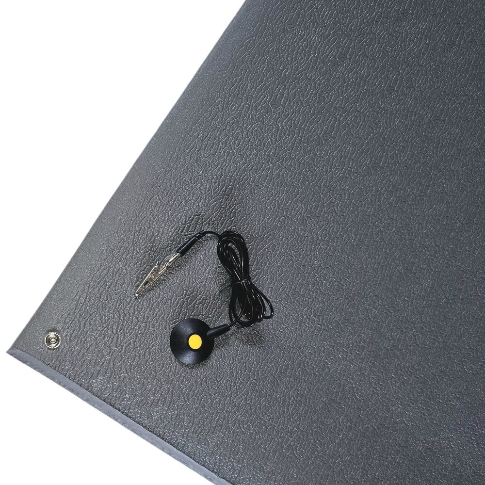 Immagine del prodotto: Tappetino defaticante Steinbock® ESD ErgoSoft Strong, strutturato, a 1 strato, LxL 600 x 1.000 mm, antracite