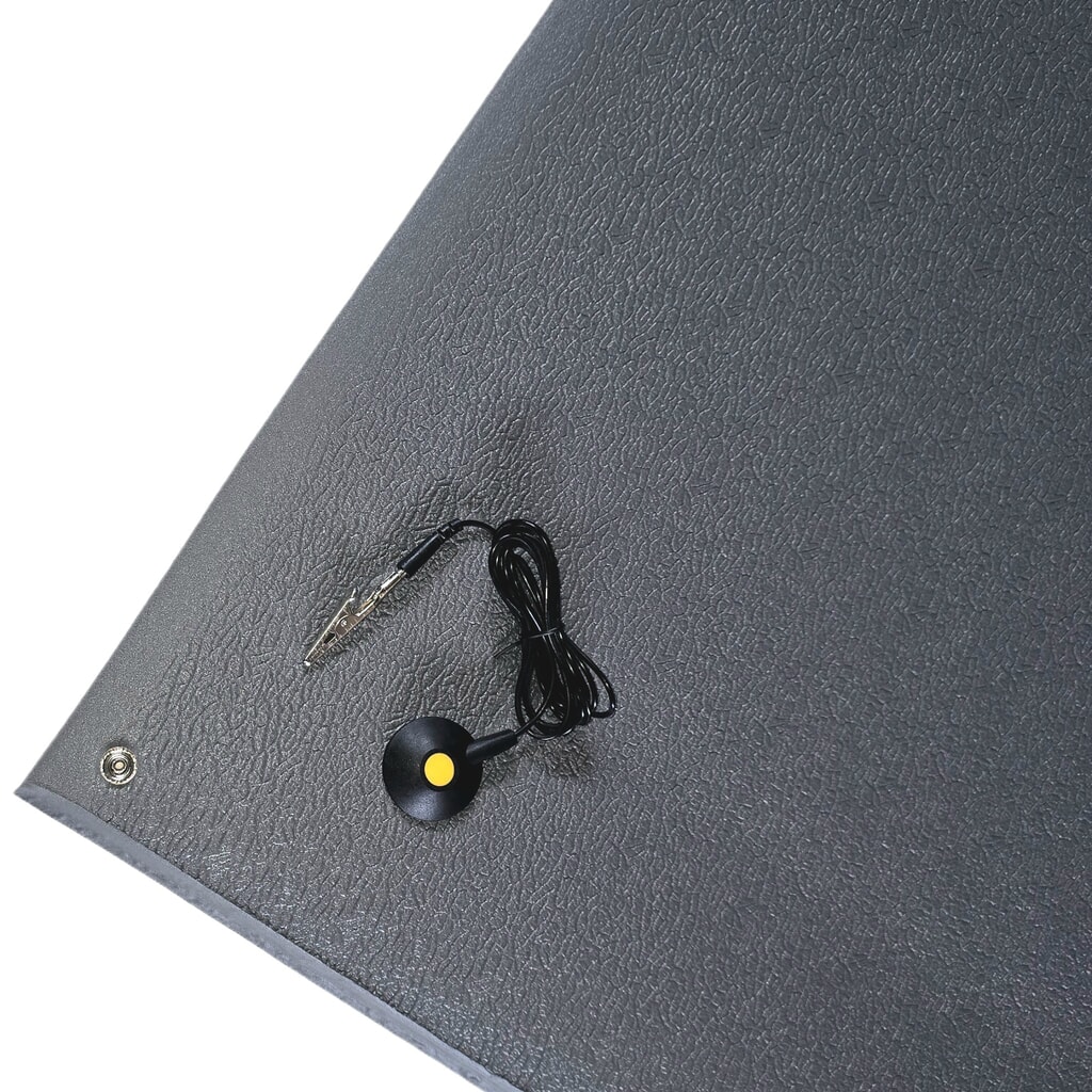 Immagine del prodotto: Tappetino defaticante Steinbock® ESD ErgoSoft Strong, strutturato, a 1 strato, LxL 600 x 1.000 mm, antracite